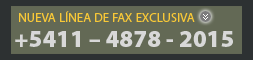 Nueva l&iacute;nea de FAX Exclusiva - 5411-4878-2015